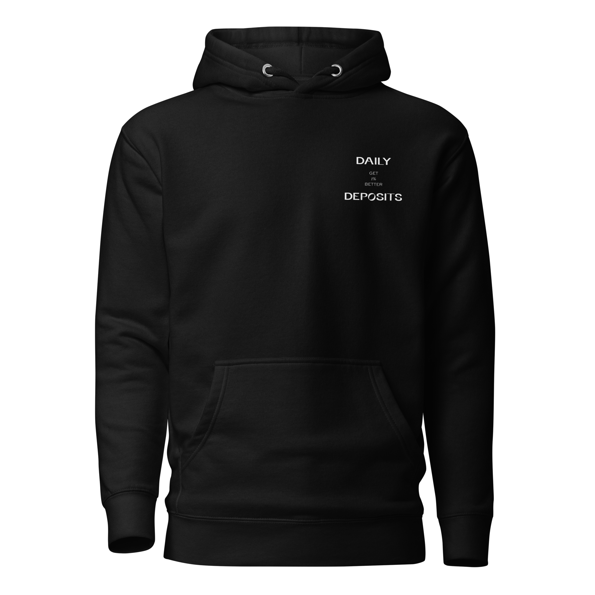 Daily Deposits Hoodie - Black