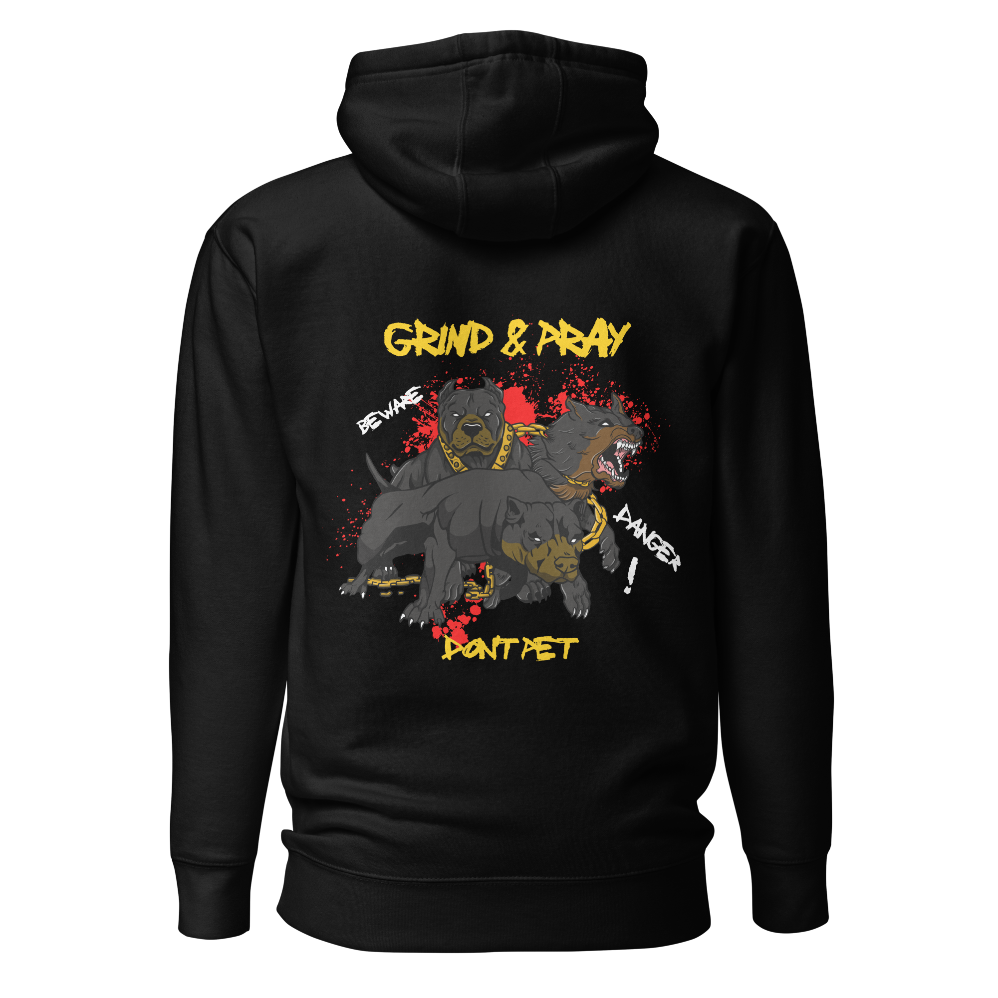 Don't Pet Hoodie - Black - Image 2